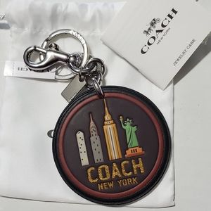 NWT Coach New York bag charm